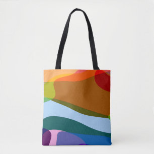 Bolsa Tote Abstrato Rainbow 605