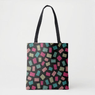 Bolsa Tote Abstrato Retângulos 081122 - Cores 01