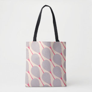 Bolsa Tote abstrato sem costura com padrão estilizado de bot