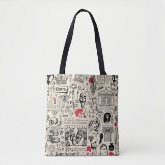 Bolsa Tote Abstrato sem descontinuidades no tema do teatro
