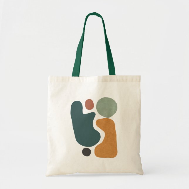 Bolsa Tote Abstrato Shapes art (Frente)