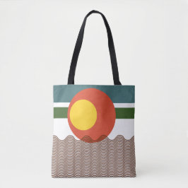 Bolsa Tote Abstrato Sundown