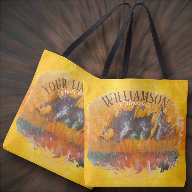 Bolsa Tote Abstrato Sunset 0612 (Criador carregado)