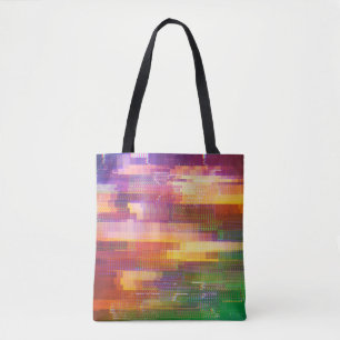 Bolsa Tote Abstrato: textura do ecrã de ensaio