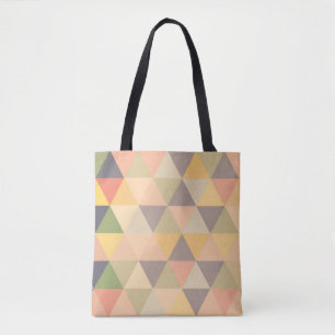 Bolsa Tote Abstrato triangular moderno padrão geométrico de p