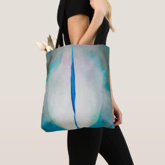 Bolsa Tote Abstrato verde azul de Georgia O'Keeffe 