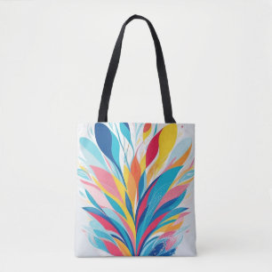 Bolsa Tote Abstrato Watercolor