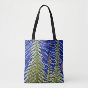 Bolsa Tote Abstrato Whimsic Evergreens