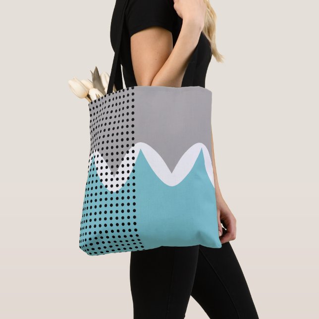 Bolsa Tote Abstrato Wiggles (Close Up)