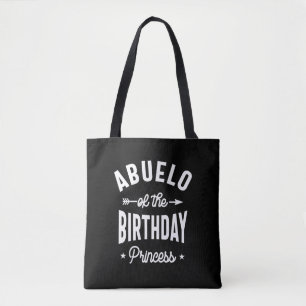 Bolsa Tote Abuelo Da Princesa De Aniversário
