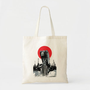 Bolsa Tote Abutre em Carro Antigo com Sol Vermelho