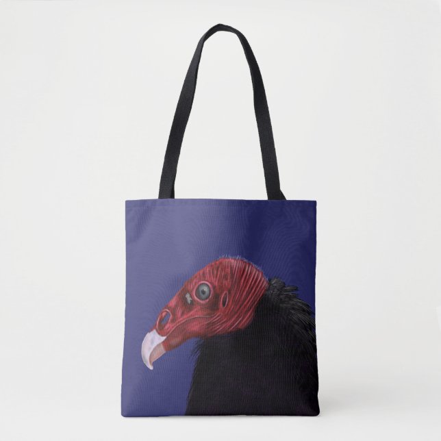 Bolsa Tote Abutre ilustrado da Turquia (Frente)