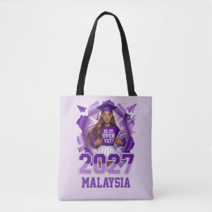 Bolsa Tote Acabou 2027 Graduação Roxa