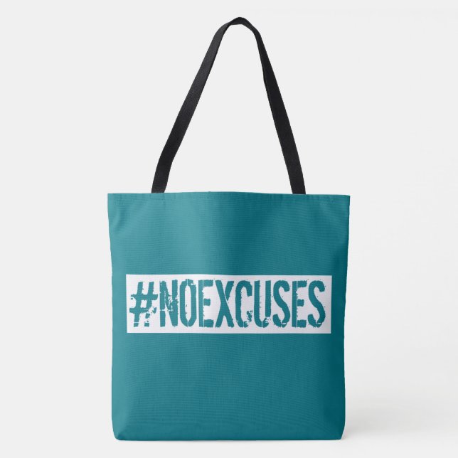 Bolsa Tote Academia Stylish e Cool Sem Desculpas (Frente)