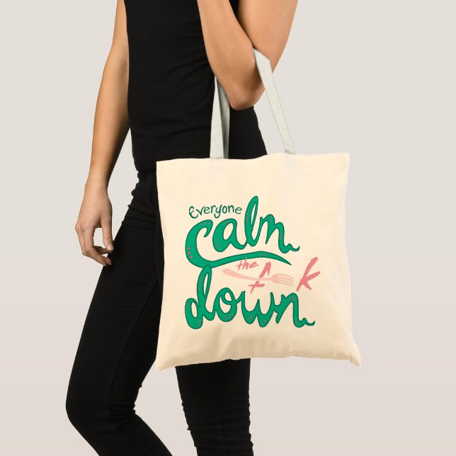 Bolsa Tote Acalme-se (Frente (produto))