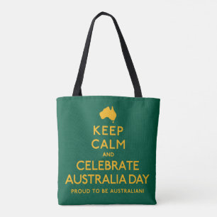 Bolsa Tote Acalme-se e Celebre o Dia da Austrália!