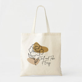 Bolsa Tote Acalme-se e leve