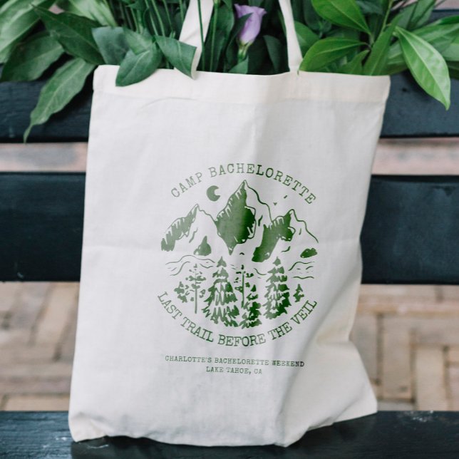 Bolsa Tote Acampamento de Férias Despedida de Solteira Estilo (Criador carregado)