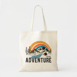 Bolsa Tote Acampamento de Montanha em Busca de Aventura