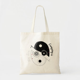 Bolsa Tote Acampamento é o meu Trailer Zen Yin Yang Teardrop