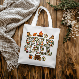 Bolsa Tote Acampamento Selvagem Camping Aventura ao Ar Livre