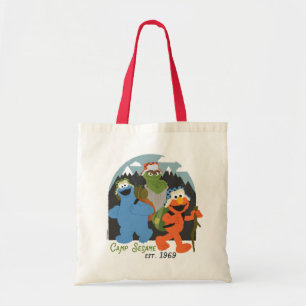 Bolsa Tote Acampamento Sesame Street EST. 1969