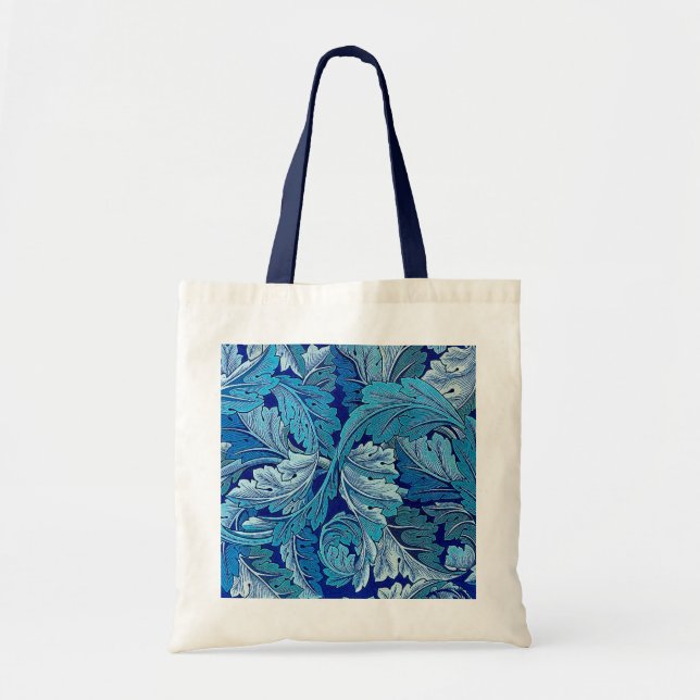 Bolsa Tote Acanthus Blue, William Morris (Frente)