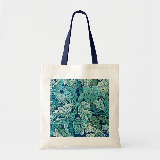 Bolsa Tote Acanthus Green, William Morris (Frente)