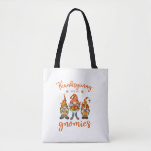 Bolsa Tote Ação de Graças Com Os Meus Gnomos De Outono Gnomos