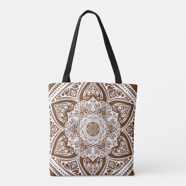 Bolsa Tote Acorn Mandala (Verso)