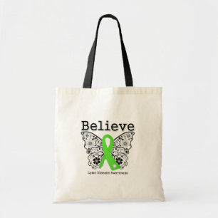 Bolsa Tote Acredite a consciência da doença de Lyme