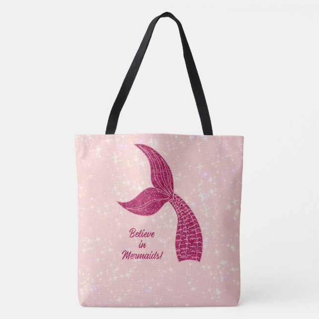 Bolsa Tote Acredite em Sereias (Frente)