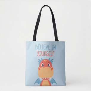 Bolsa Tote Acredite em si mesmo Dragão