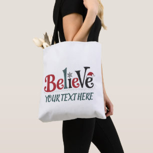 Bolsa Tote Acredite Festa de Natal Personalizada Família