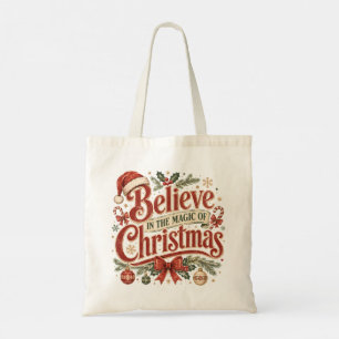 Bolsa Tote Acredite Na Magia Do Natal