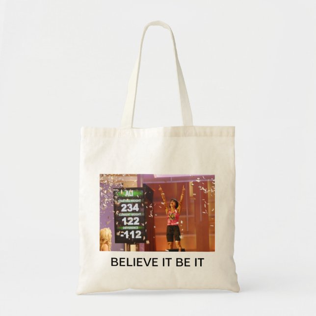 Bolsa Tote Acredite que seja ele sacola (Frente)