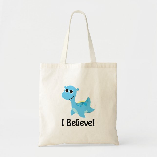 Bolsa Tote Acredito! Nessie Azul (Frente)