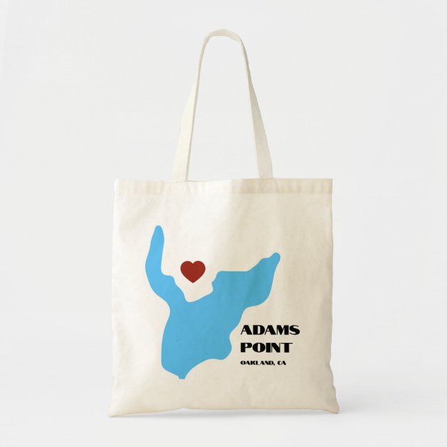 Bolsa Tote Adams Point/ Lake Merritt Tote Bag (Frente)