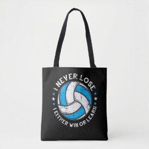 Bolsa Tote Adaptador De Motivação De Voleibol Nunca Perder