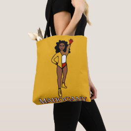 Bolsa Tote Add a Name Dancer Yellow White #1