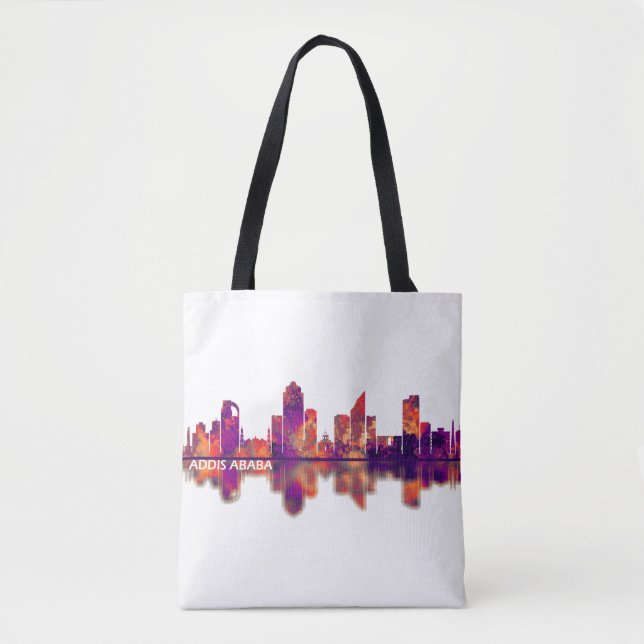 Bolsa Tote Addis Ababa Ethiopia skyline (Frente)