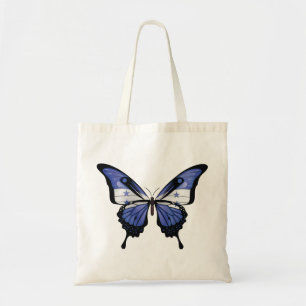 Bolsa Tote Adesivo de bandeira da borboleta rabo-de-andorinha