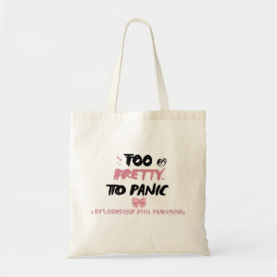 Bolsa Tote Adesivo Muito Bonita Para Entrar em Pânico Coque