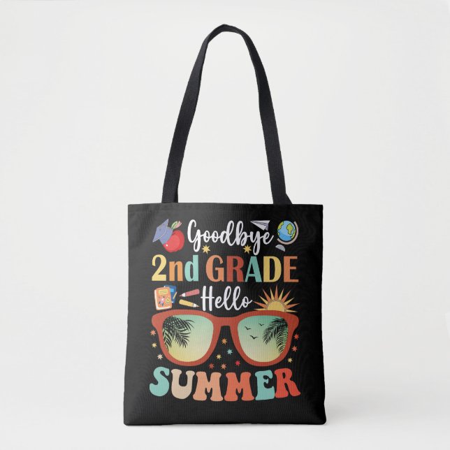 Bolsa Tote Adeus segundo, Grau Alô, Verão (Frente)
