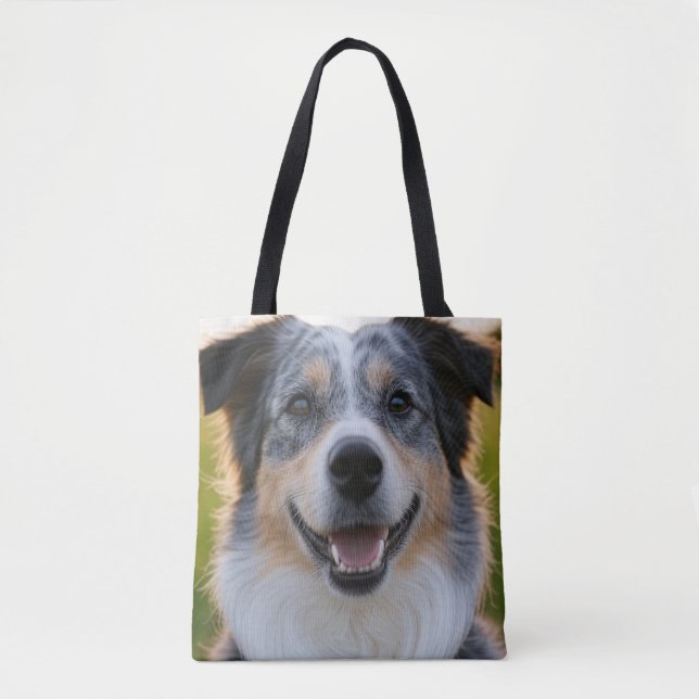 Bolsa Tote Adicionar Foto Pet Personalizar (Frente)