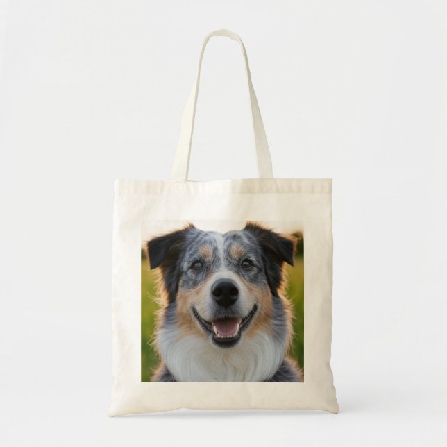 Bolsa Tote Adicionar Foto Pet Personalizar (Frente)