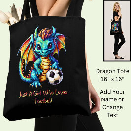 Bolsa Tote Adicionar Texto - Dragão - Uma Menina Que Adora Fu