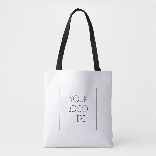 Bolsa Tote Adicione o logotipo simples (Frente)