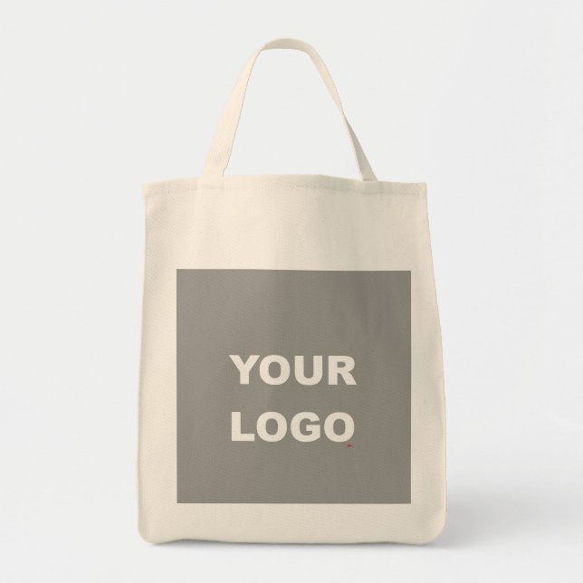 Bolsa Tote Adicione sua imagem foto imagem logotipo (Frente)