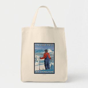 Bolsa Tote Admiração do esquiador - passagem de Stevens,